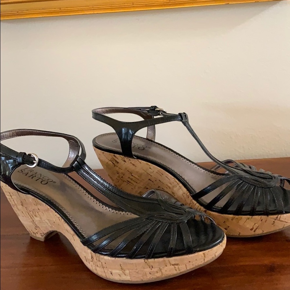 Franco Sarto Cork wedge Sandals